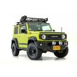 Hherlegungsfahrwerk TREKFINDER fr SUZUKI Jimny II +40-50 mm MIT verbauter Seilwinde/ inklusive  Stahlflexbremsleitungssatz