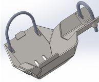 Unterfahrschutz TREKFINDER Heavy Duty fr SUZUKI Jimny Vorderachsdifferential aus 5 Millimeter Stahl galvanisch verzinkt