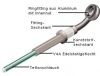 Bremsschlauch Stahlflex f�r Suzuki Jimny Hinterachse